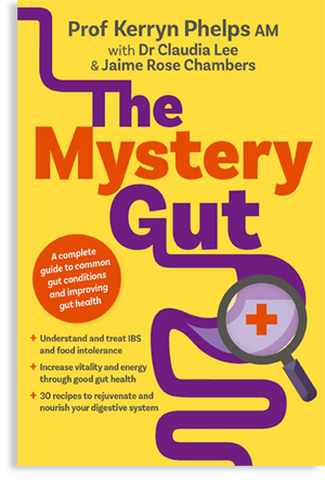 The Mystery Gut book over